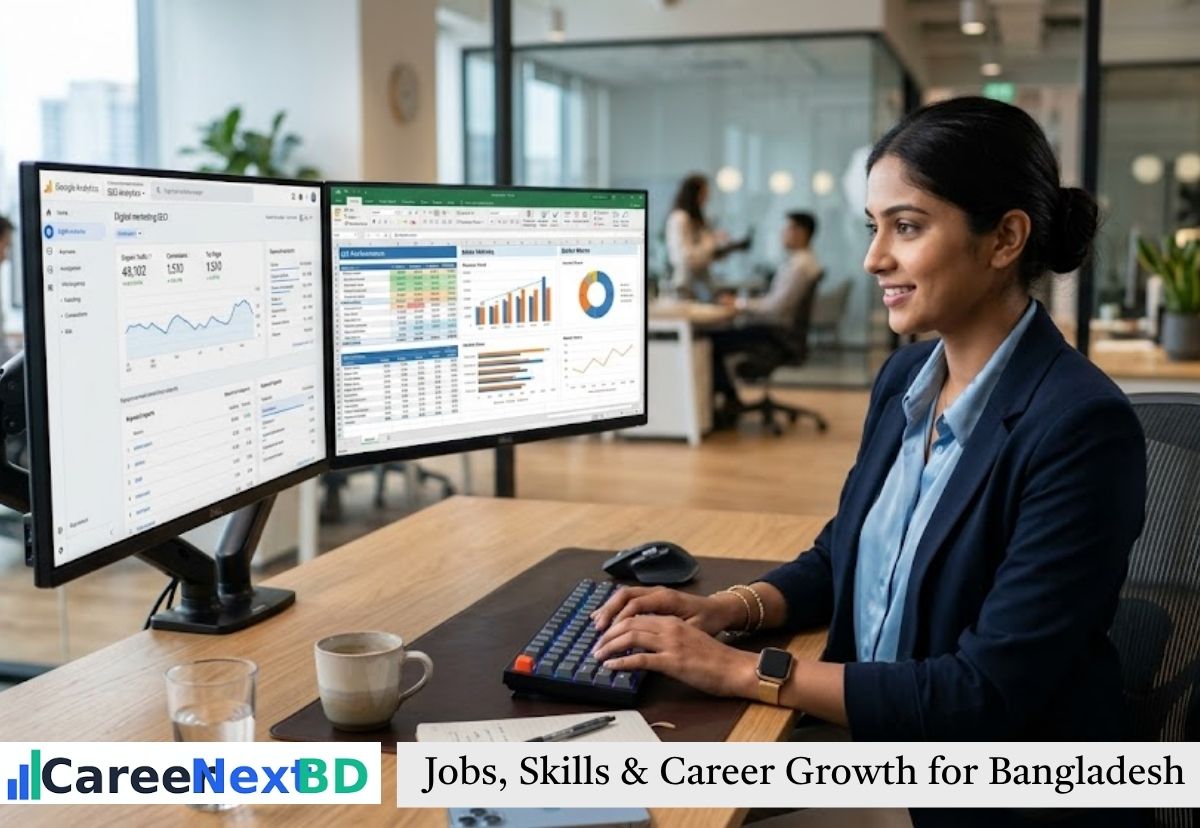 হাই-ডিমান্ড স্কিল ডেভেলপমেন্ট: প্রফেশনাল এক্সেল, ডিজিটাল মার্কেটিং ও এসইও